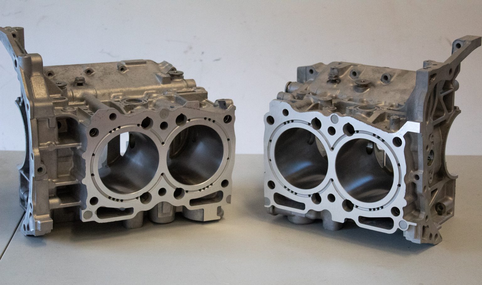 Closed deck Subaru engine case conversion AA Performance Project AA Performance