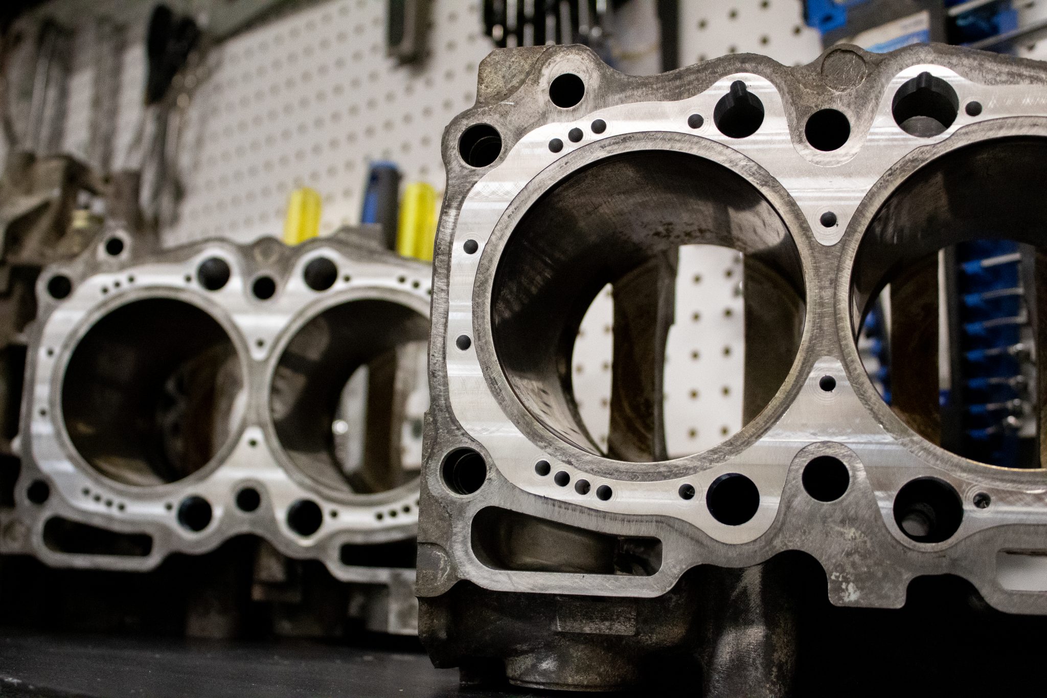 Closed deck Subaru engine case conversion AA Performance Project AA Performance