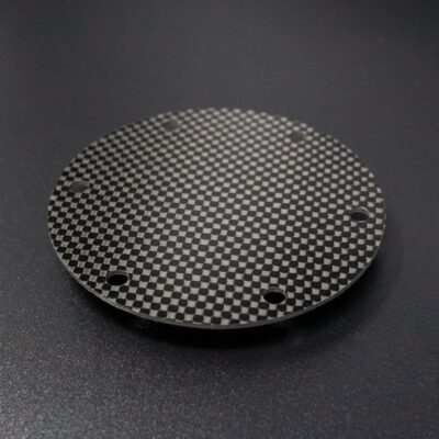 Carbon fiber steering wheel cover plate