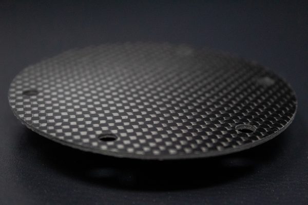 Carbon fiber steering wheel cover plate